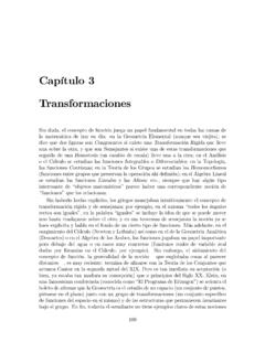 Cap&#237;tulo 3 Transformaciones - UNAM