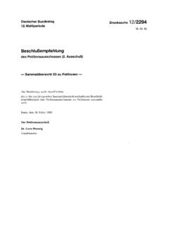Beschlu&#223;empfehlung - dip21.bundestag.de