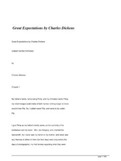 €Great Expectations by Charles Dickens - Full Text Archive