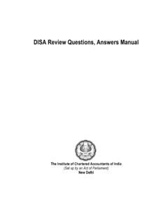 DISA Review Questions, Answers Manual