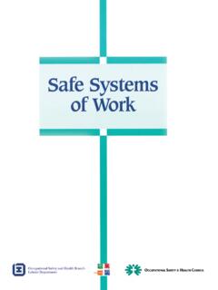 Safe Systems of Work - Labour