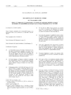 REGLAMENTO (CE) No 2201/2003 DEL CONSEJO de 27 de ...