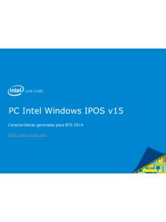 PC Intel Windows IPOS v15