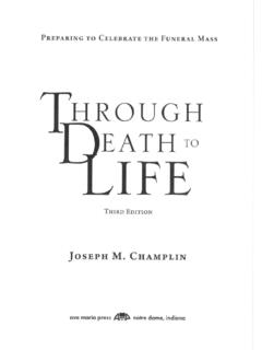 1st and 2nd Readings and Gospel Through Death to Life
