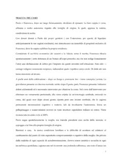 TRACCIA DEL CASO - Ordine degli Avvocati di Treviso