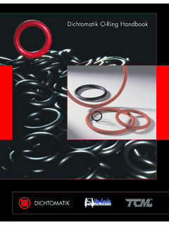 DICHTOMATIK O-ring Handbook - All Seals Inc