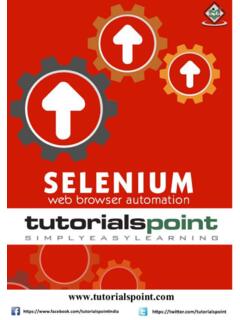 Selenium - Tutorialspoint