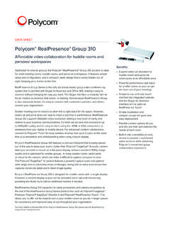 Polycom RealPresence Group 310 - Plantronics