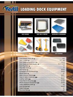 Loading Dock Equipment Catalog