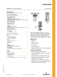 Venting Pressure Regulator - Emerson Electric