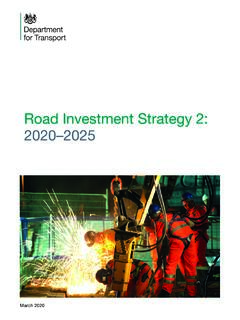 Road Investment Strategy 2: 2020-2025 - GOV.UK