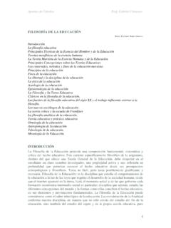 FILOSOF&#205;A DE LA EDUCACI&#211;N - kaleidoscopio.com.ar