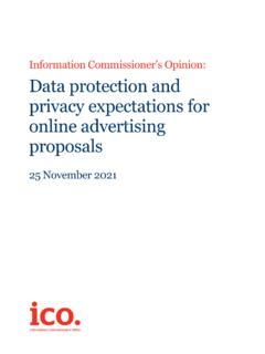 Information Commissioner’s Opinion : Data protection and ...