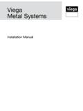 Viega Metal Systems Installation Manual
