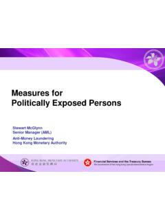 Measures for Politically Exposed Persons - hkma.gov.hk