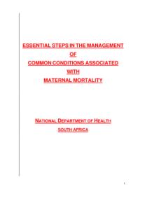 ESSENTIAL STEPS IN THE MANAGEMENT OF …
