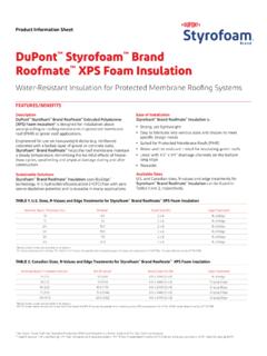 DuPont Styrofoam Brand Roofmate XPS Foam Insulation
