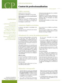 lternance AL Contrat de professionnalisation - fafsea.com