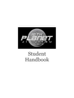 Student Handbook - 10th Planet Jiu Jitsu Van Nuys