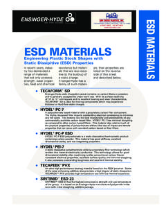 ESD MA ESD MATERIALS - Plastic Sheet, Plastic …