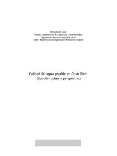 Calidad del agua potable en Costa Rica: Situaci&#243;n actual y ...