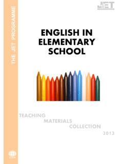 AMME ENGLISH IN ELEMENTARY JET SCHOOL THE