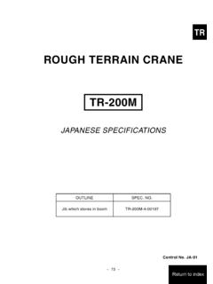 ROUGH TERRAIN CRANE TR-200M - tadano …