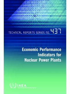 Economic Performance Indicators for Nuclear …