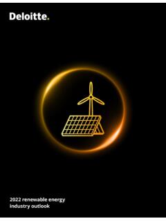 2022 renewable energy industry outlook - Deloitte