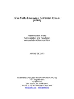 Iowa Public Employees’ Retirement System (IPERS)
