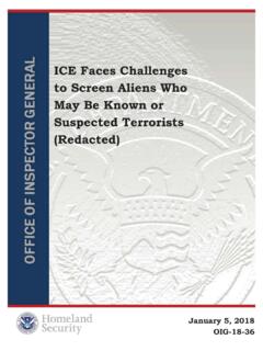 OIG-18-36 - ICE Faces Challenges to Screen Aliens Who May ...