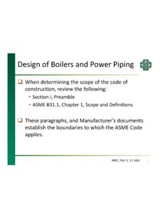 Design of Boilers Piping - National Board of Boiler and ...