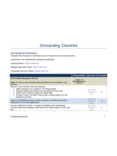Onboarding Checklist - California