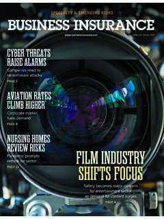 PAGE 8 NURSING HOMES FILM INDUSTRY PAGE 11 SHIFTS …