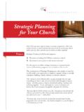 Strategic Planning for Your Church - ECFVP