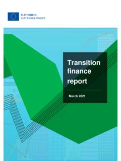 Transition finance report - European Commission