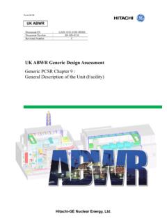 UK ABWR Generic Design Assessment - Advanced …