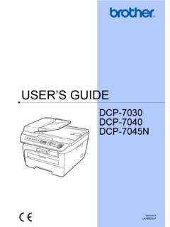 USER’S GUIDE - Brother