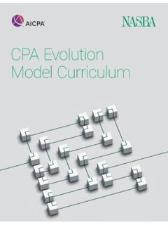 CPA Evolution Model Curriculum