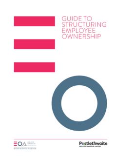GUIDE TO STRUCTURING EMPLOYEE OWNERSHIP