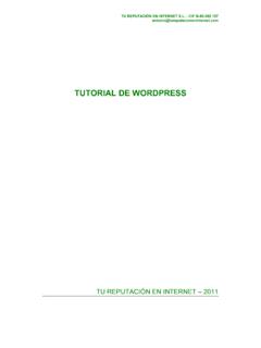 Tutorial de Wordpress - Arag&#243;n Emprendedor