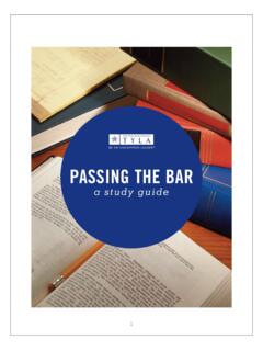 Passing the Bar - HOME - TYLA