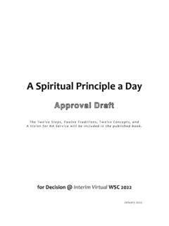 A Spiritual Principle a Day
