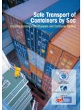 Safe Transport of Containers by Sea - World Shipping Council