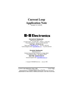 Current Loop Application Note and Tutorial - …