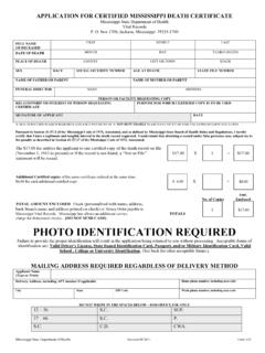 PHOTO IDENTIFICATION REQUIRED - Mississippi