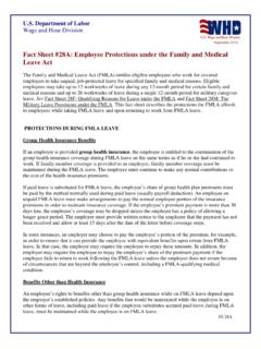 Fact Sheet #28A: Employee Protections under the Family …