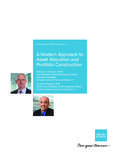 A Modern Approach to Asset Allocation and …