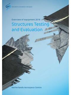 Structures Testing and Evaluation - nlr.nl
