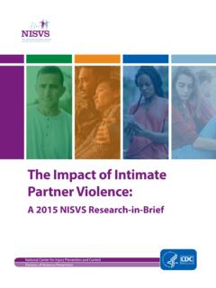 The Impact of Intimate Partner Violence
